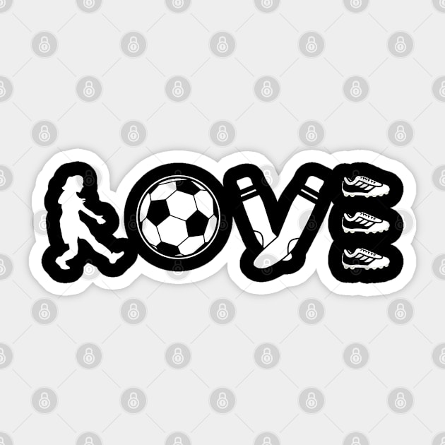 Love Football Sticker by T-Shirt.CONCEPTS